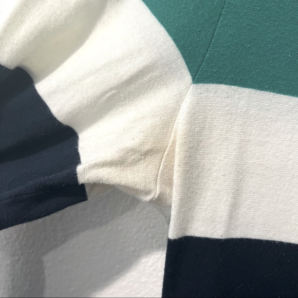 Anthropologie One September quarter length sleeve color block shirt size small - Picture 3 of 7